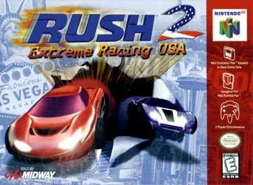 Rush 2 - Extreme Racing USA (USA) box cover front